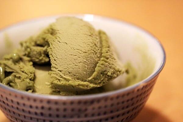 Matcha green tea ice cream